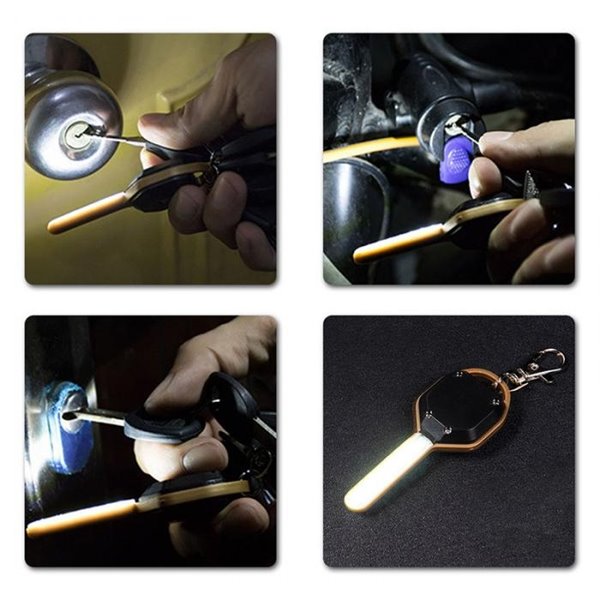 Mini Latarka LED brelok w kształcie klucza