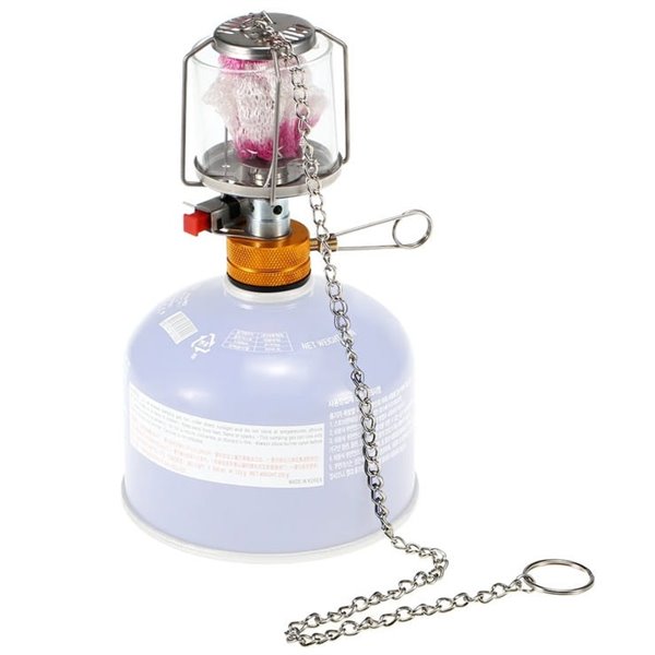 Mini lampa gazowa  szklana turystyczna  wisząca
