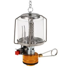 Mini lampa gazowa  szklana turystyczna  wisząca