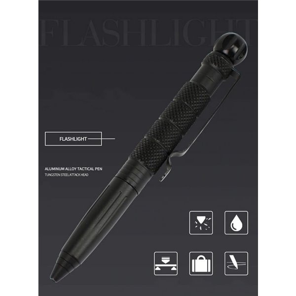 Gyro Pen długopis taktyczny kubotan ze zbjakiem do szkła